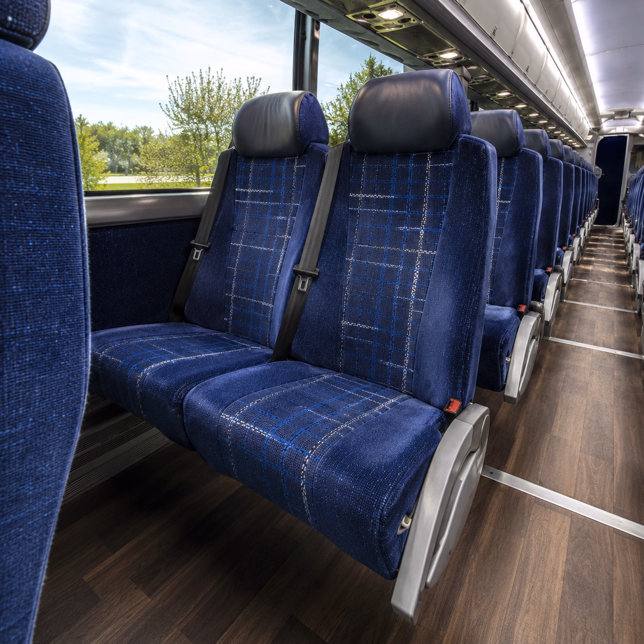 chino corporate event transportation onboard seating