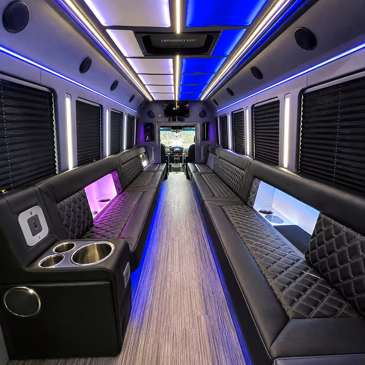 chino party bus rentals inside