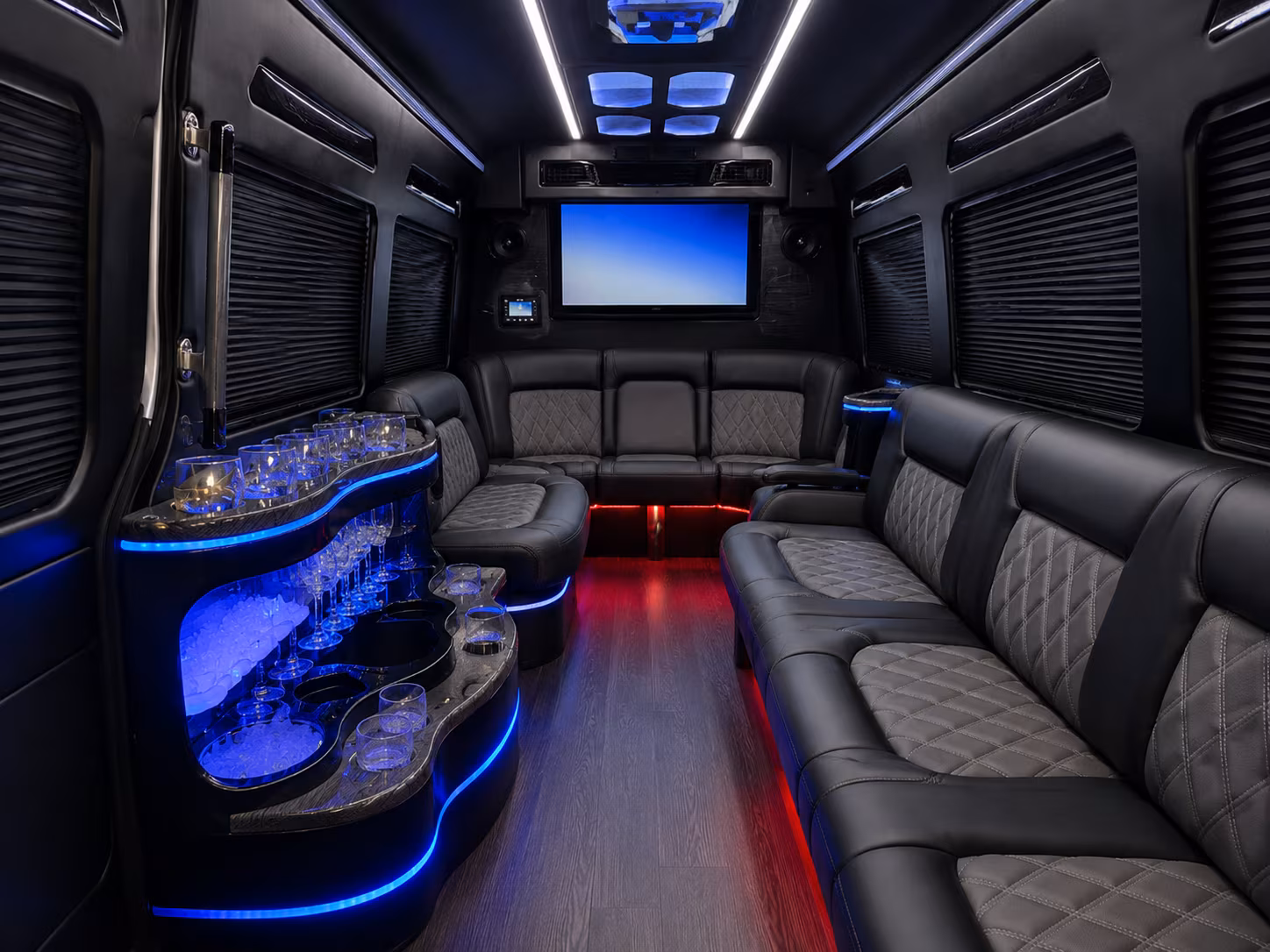 quinceanera wedding private event shuttle buses in chino