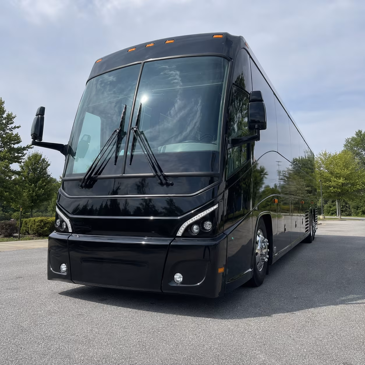 shift worker shuttle buses for chino warehouses and distribution centers